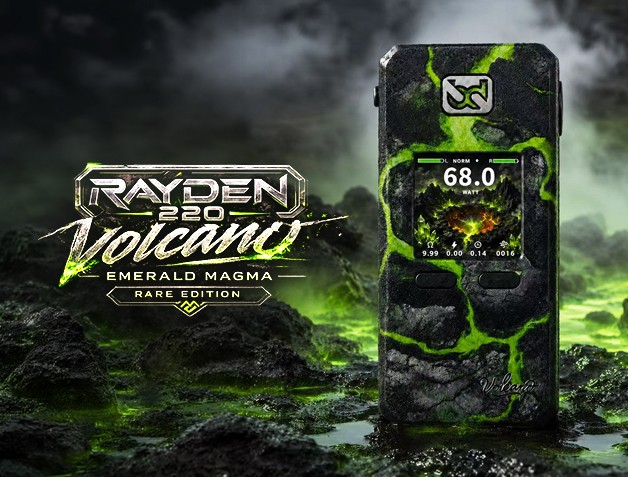 Mod Rayden 220 Volcano Emerald Magma Rare Edition
